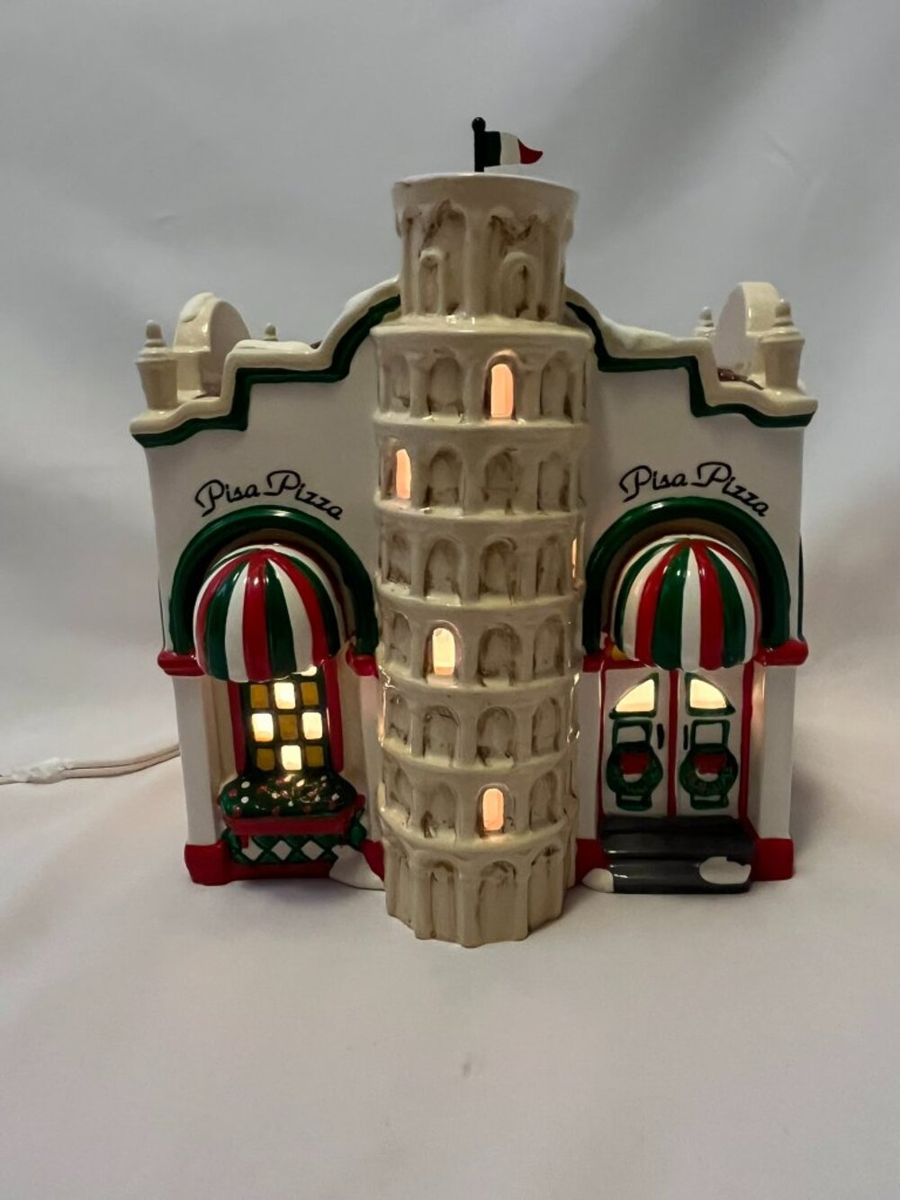🍕 Department 56 Snow Village – Pisa Pizza